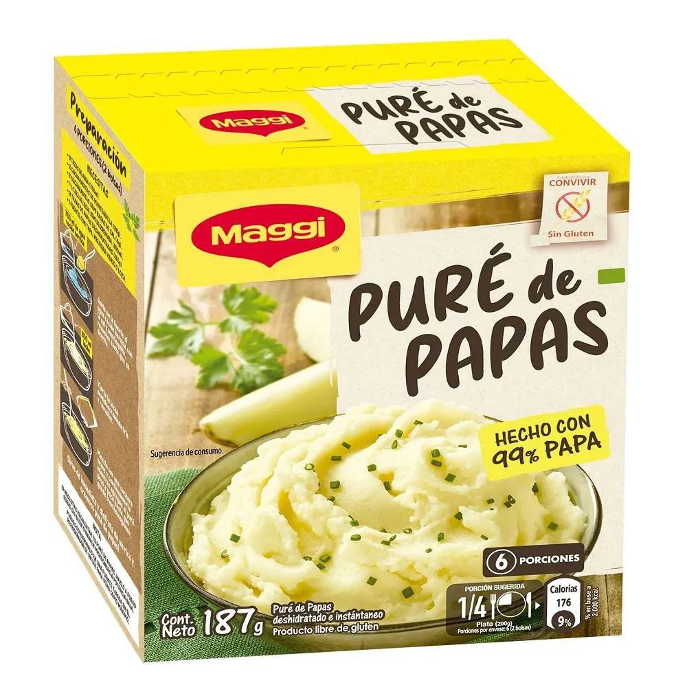 Puré de papas caja