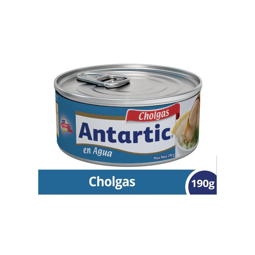 Cholgas en agua lata Antartic 100g