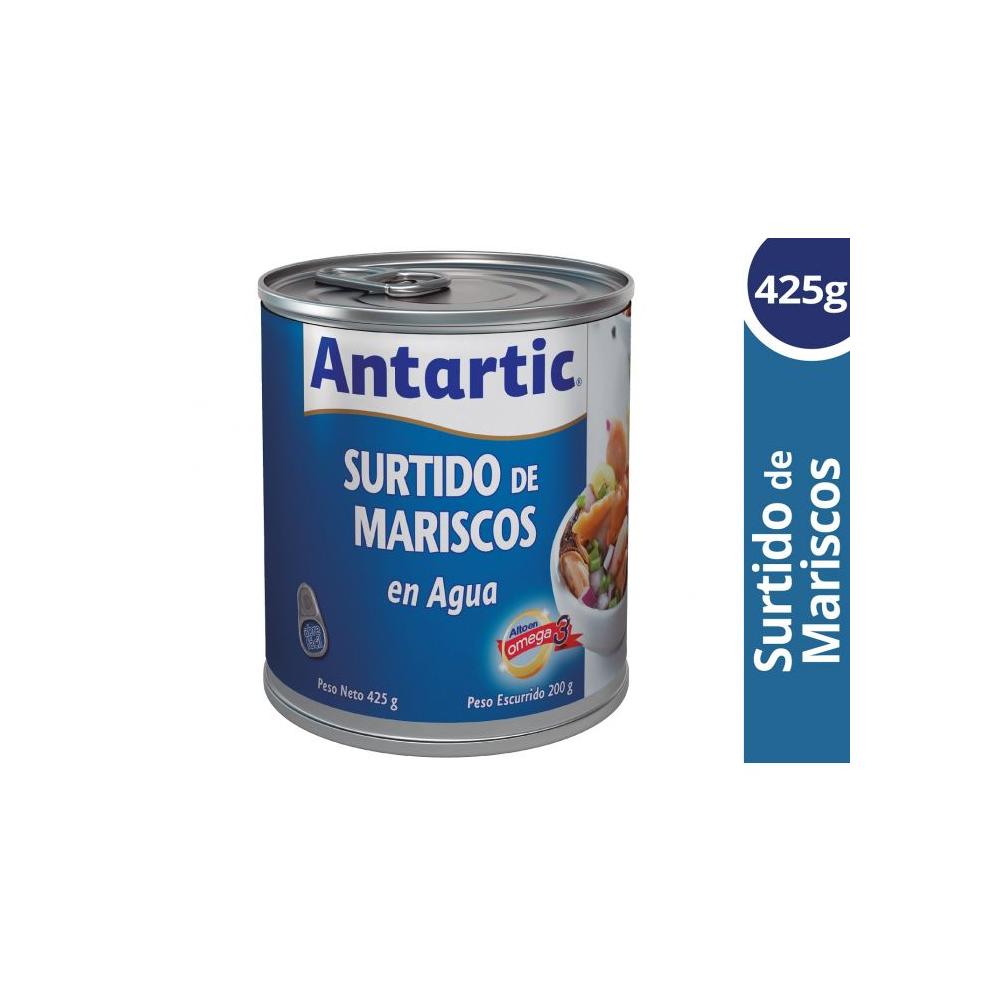 Surtido de mariscos Antartic en agua lata 200 g