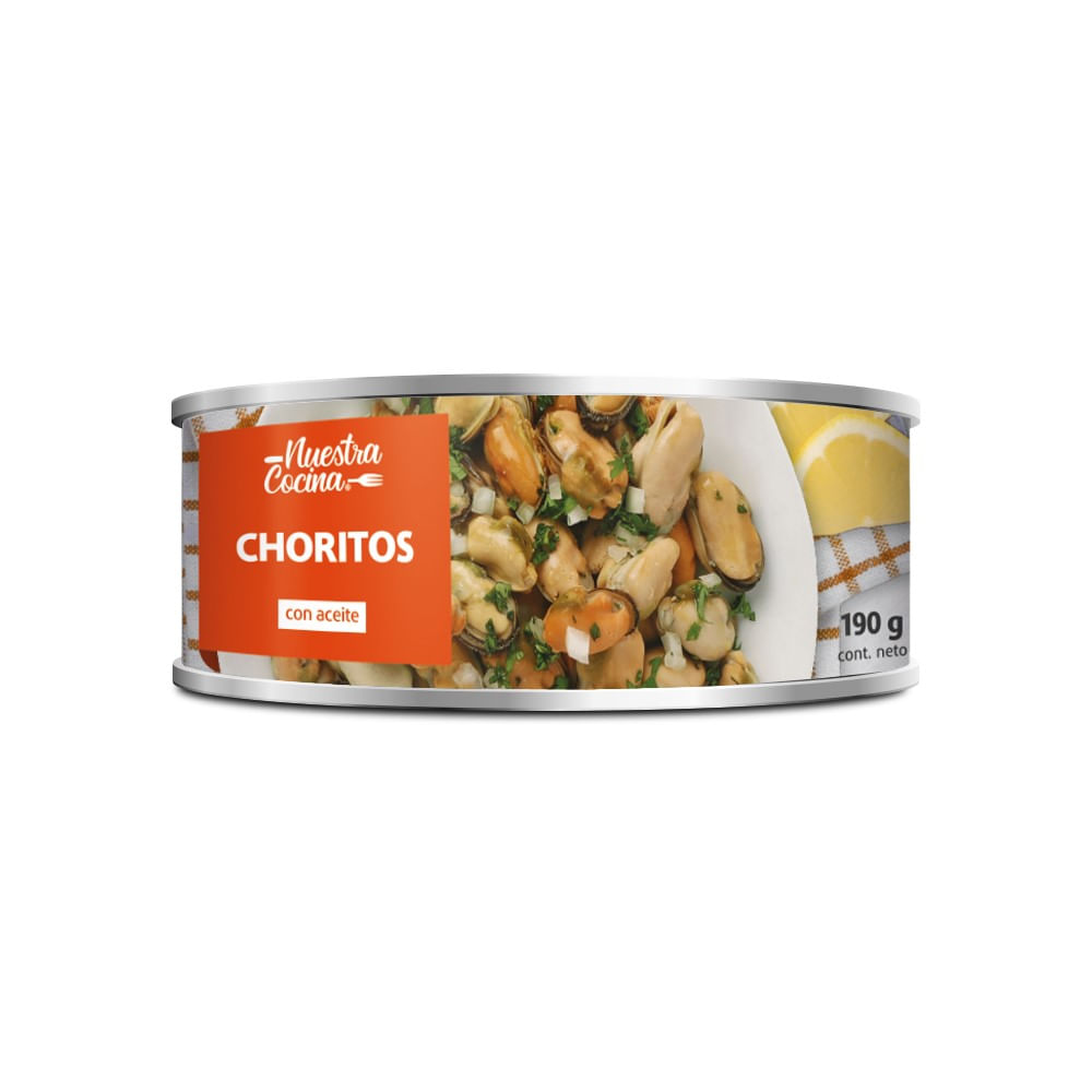 Choritos Nuestra Cocina en aceite 190 g