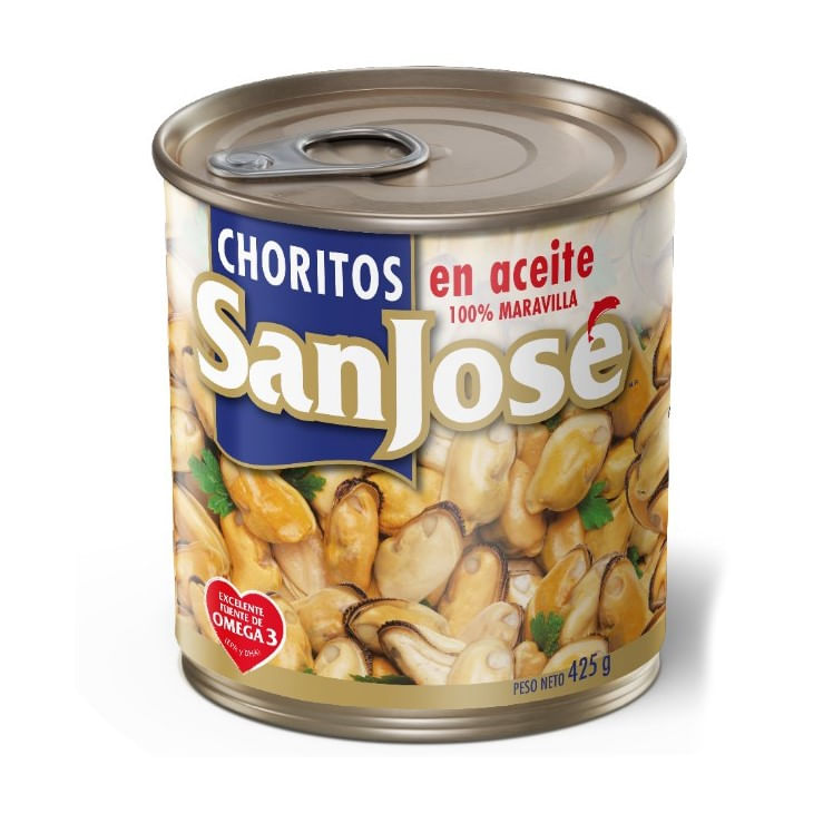 Choritos San Jose al natural 425 g